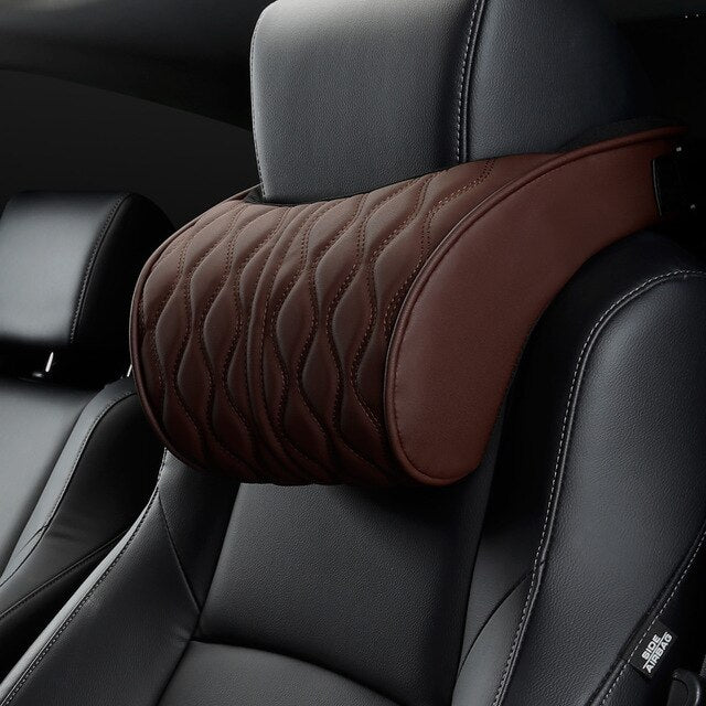 Stornfield | Leather Travel Cushion Set with Memory Function