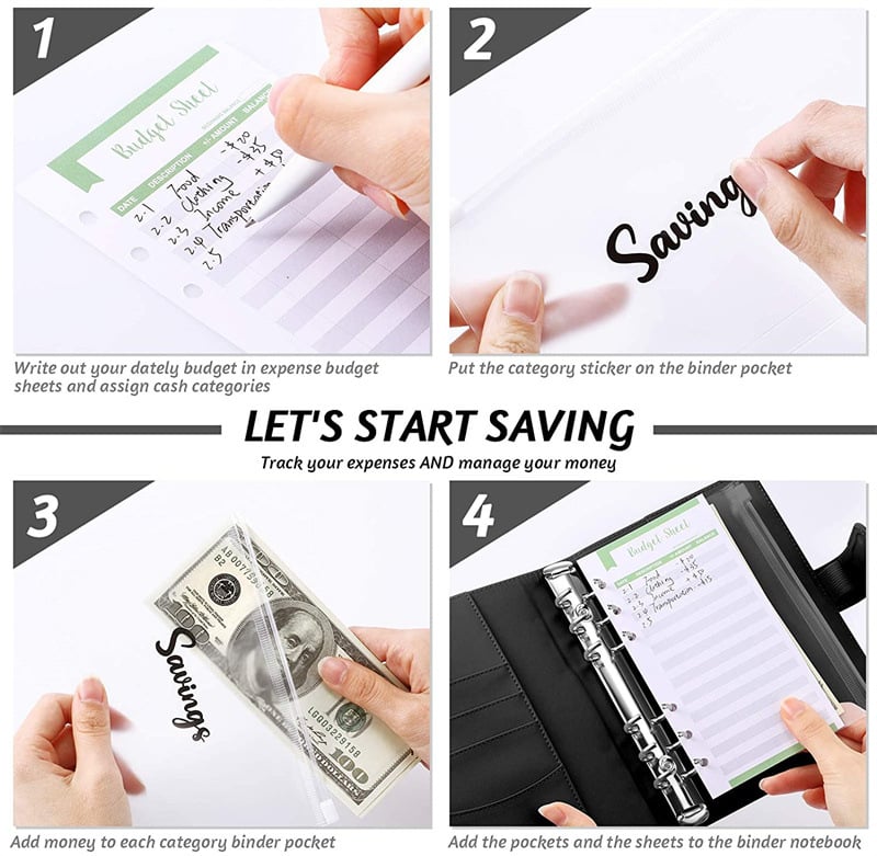 Stornfield | Budget Binder Book With Cash Envelopes
