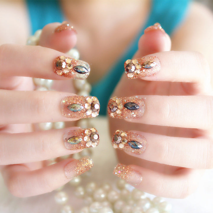 Glittering Nail Art Stornfield
