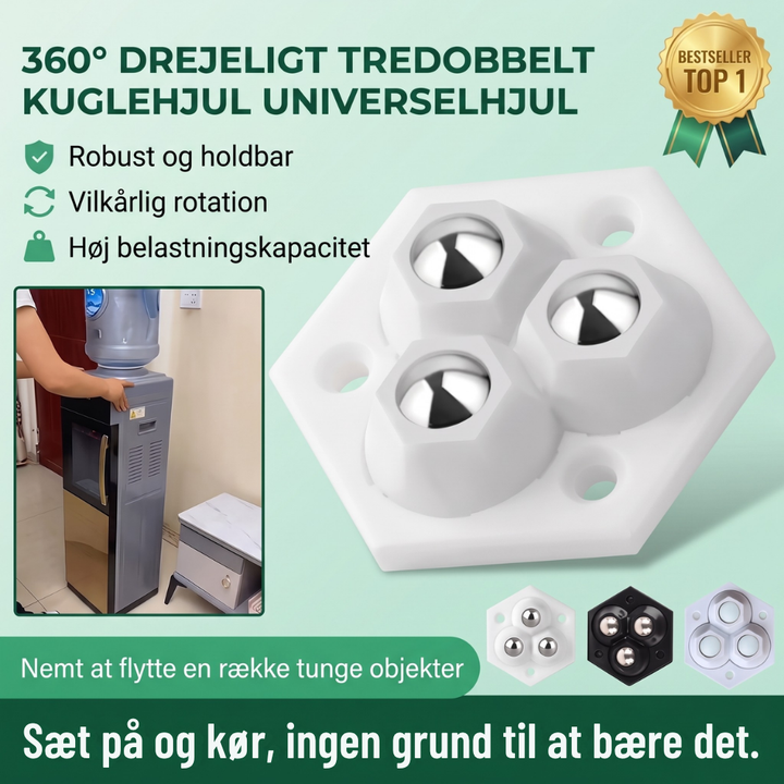 TriGlide 360° furniture wheels with bearings | Stornfield