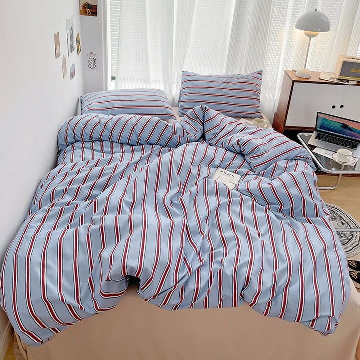 Stornfield | Nordic Stripe Bedding Set