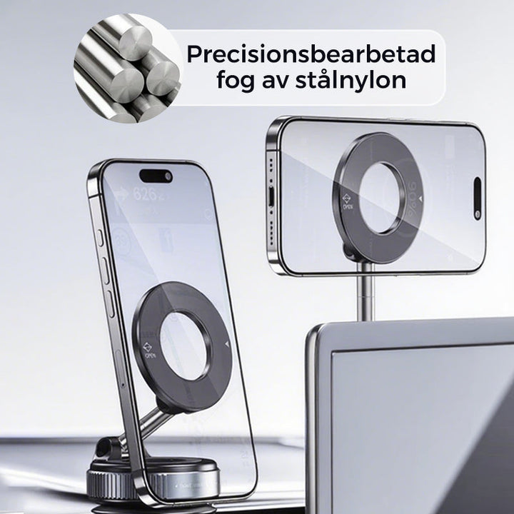 LumaTrust Magnetic Car Phone Holder with Vacuum Suction Power | Stornfield
