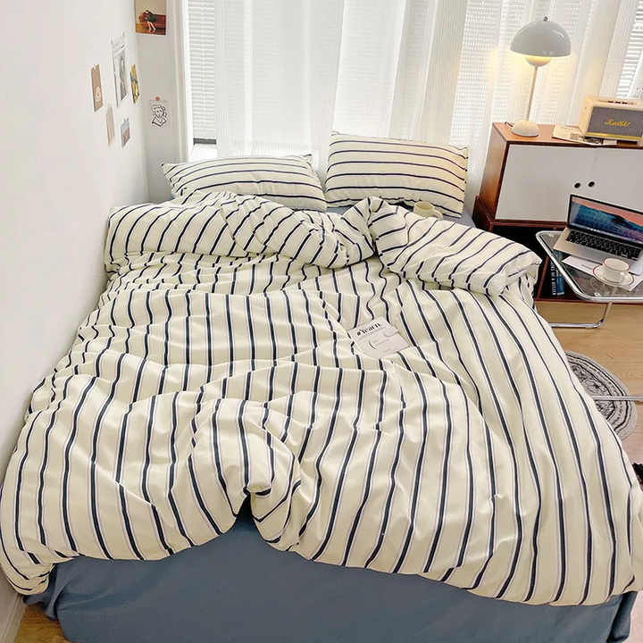 Stornfield | Nordic Stripe Bedding Set