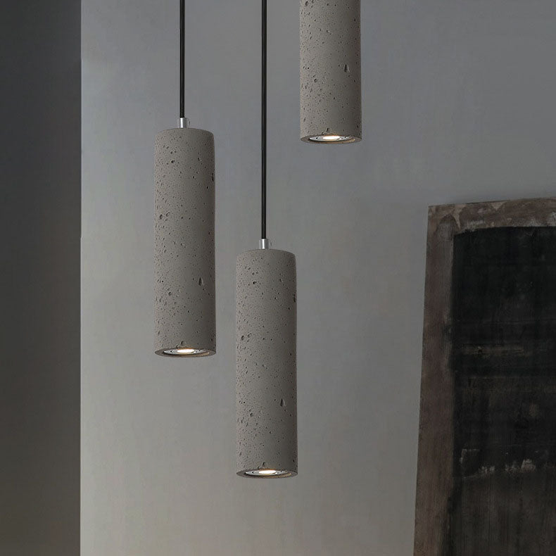 Stornfield | StoneCast Industrial Concrete Cylindrical Sconce | 1-Light | Smooth or Rough Surface