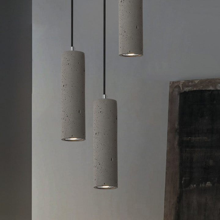 Stornfield | StoneCast Industrial Concrete Cylindrical Sconce | 1-Light | Smooth or Rough Surface