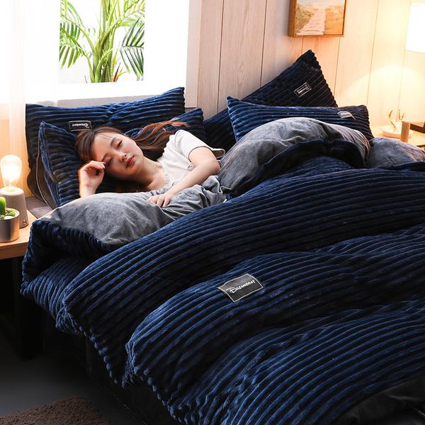 Stornfield | Thickened Corduroy Velvet Bedding Set