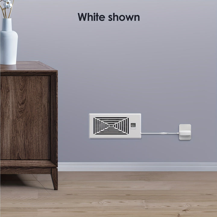 4" x 10" Smart Register Booster Fan – HVAC Building Supplies with Remote Control, Thermostat Control – Quiet Operation for Efficient Heating and Cooling | Stornfield