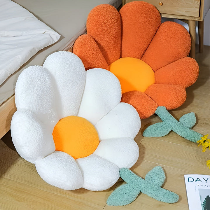 Flower Cushion Seat Cushion – Soft and Cozy | Decorative Floor Cushion for Sofa, Bedroom, and Living Room | Stornfield