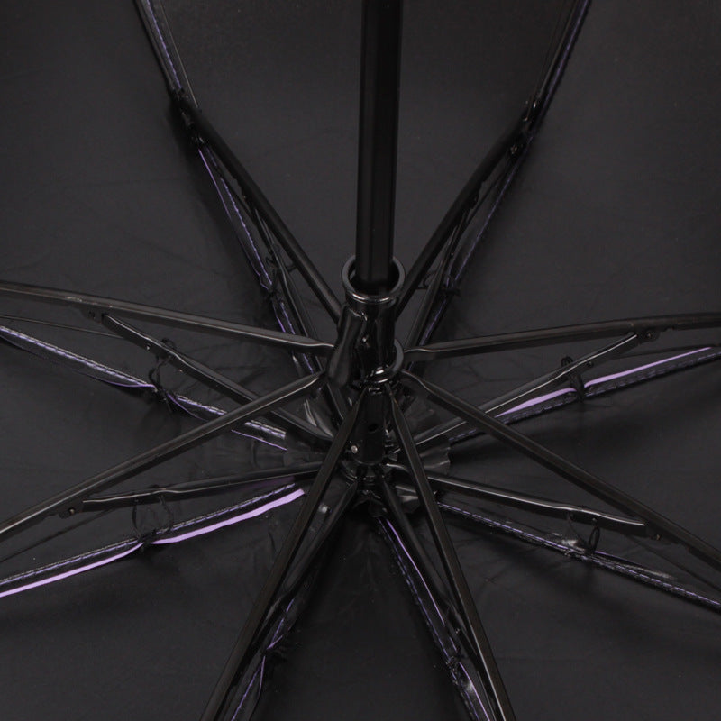 Women’s creative folding umbrella with elegant wave Stornfield