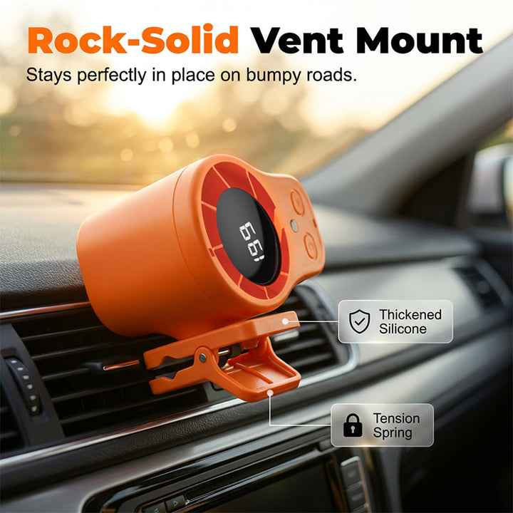 Mini fan with ventilation clip for car and desk | Stornfield