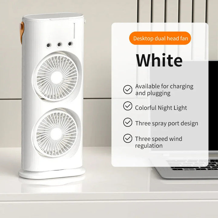 Double-Ended Spray Fan: Portable Air Cooler | Stornfield