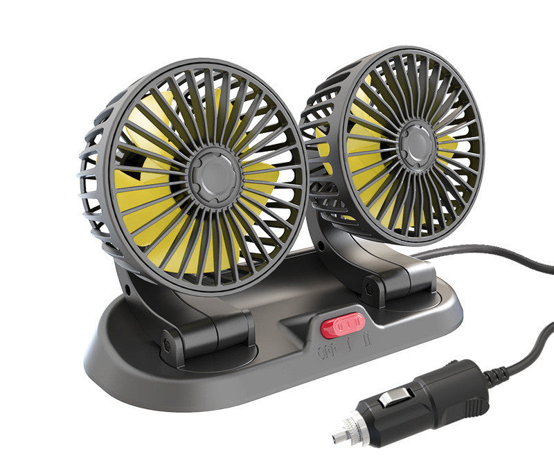 F410 Double Head Folding Fan | Stornfield