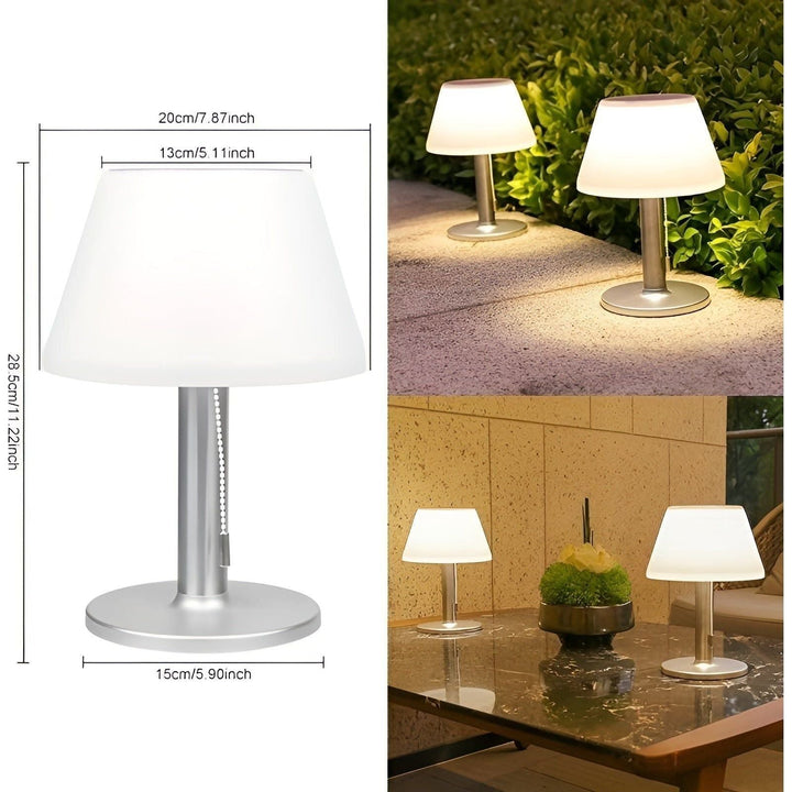 Elegant solid table lamp for Stornfield outdoor charm