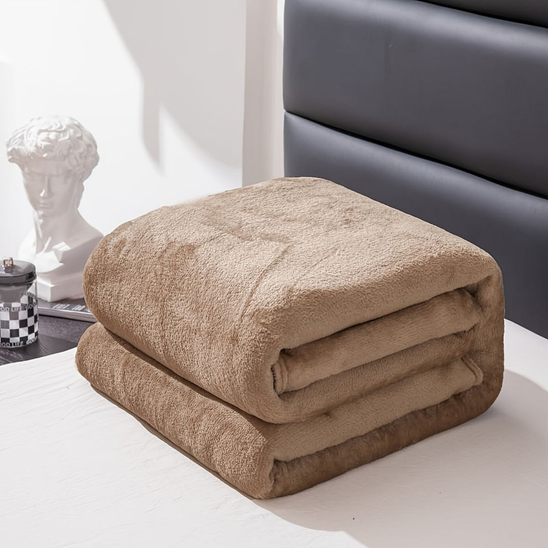 Stornfield | Soft and Warm Grey Flannel Blanket for All Seasons