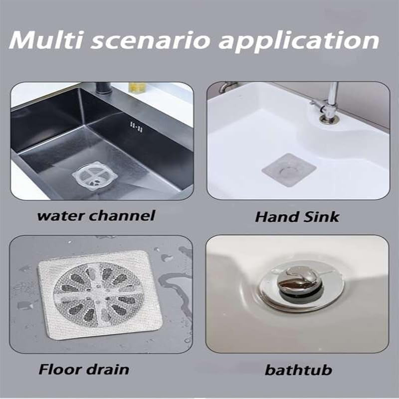 Disposable Drain Cover Stickers – Hair Catcher & Insect Blocker Stornfield