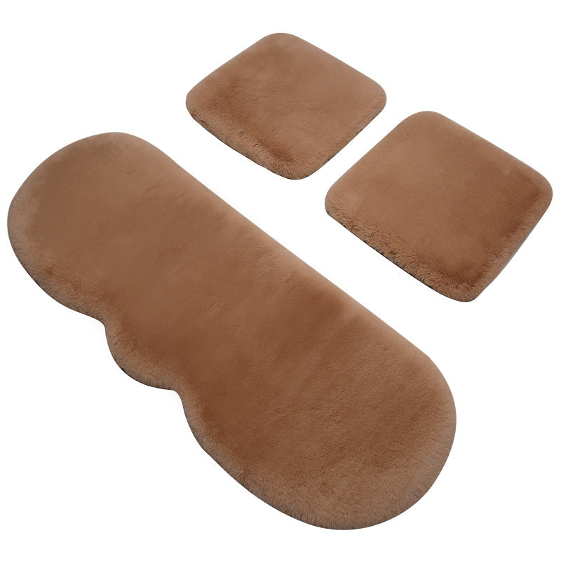 Stornfield 丨 Thickened Winter Short Rabbit Plush Car Seat Cushion without Backrest