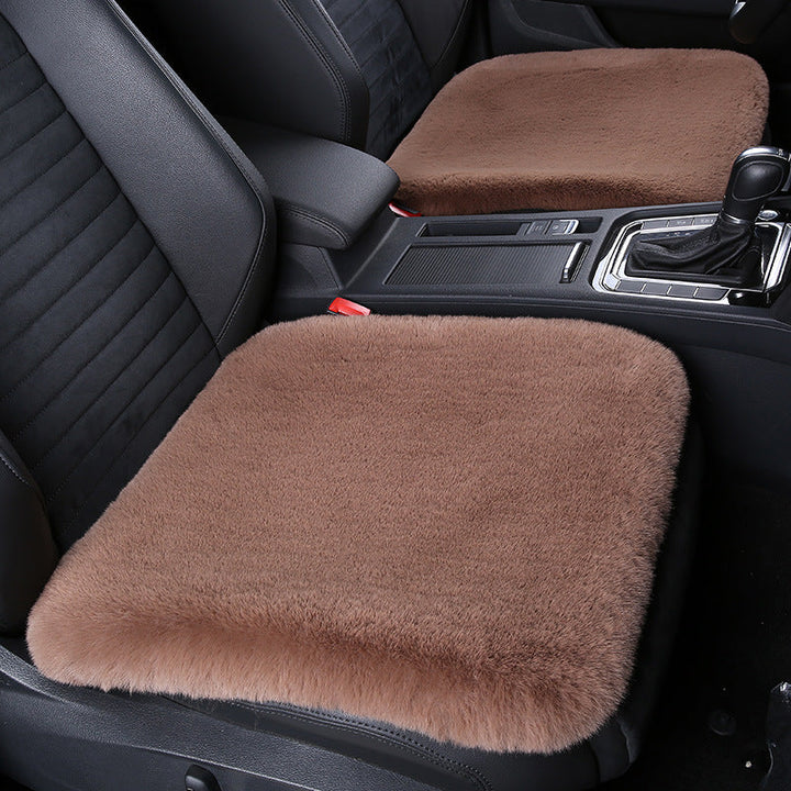 Stornfield 丨 Thickened Winter Short Rabbit Plush Car Seat Cushion without Backrest