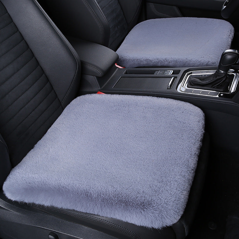 Stornfield 丨 Thickened Winter Short Rabbit Plush Car Seat Cushion without Backrest