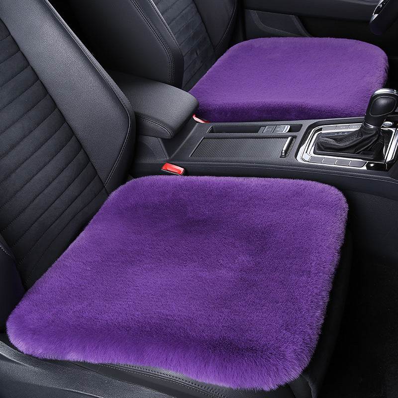 Stornfield 丨 Thickened Winter Short Rabbit Plush Car Seat Cushion without Backrest