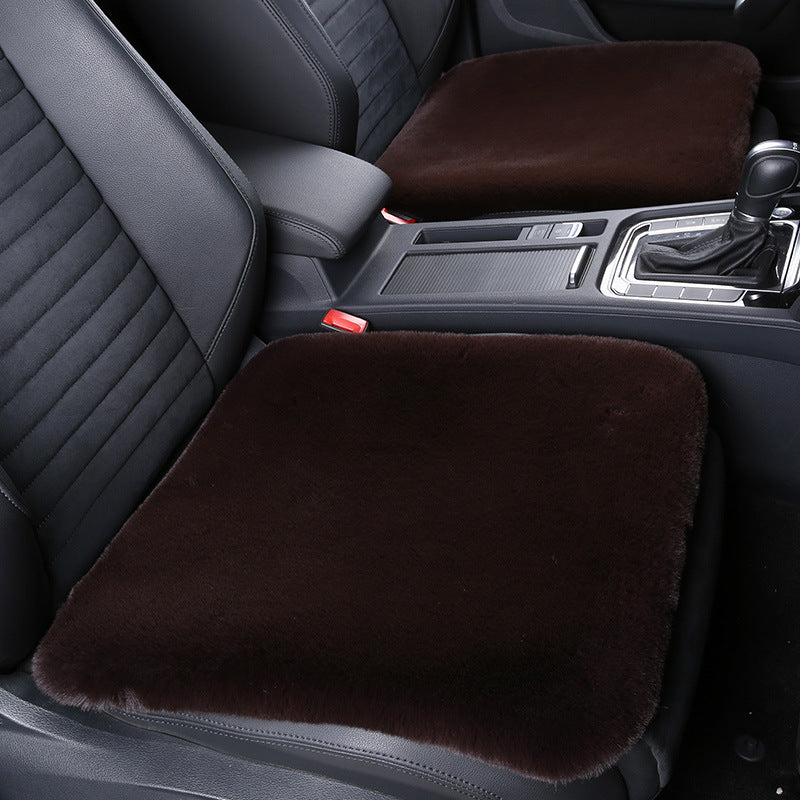 Stornfield 丨 Thickened Winter Short Rabbit Plush Car Seat Cushion without Backrest