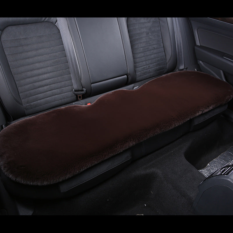 Stornfield 丨 Thickened Winter Short Rabbit Plush Car Seat Cushion without Backrest