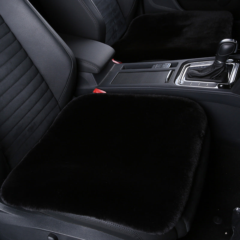 Stornfield 丨 Thickened Winter Short Rabbit Plush Car Seat Cushion without Backrest