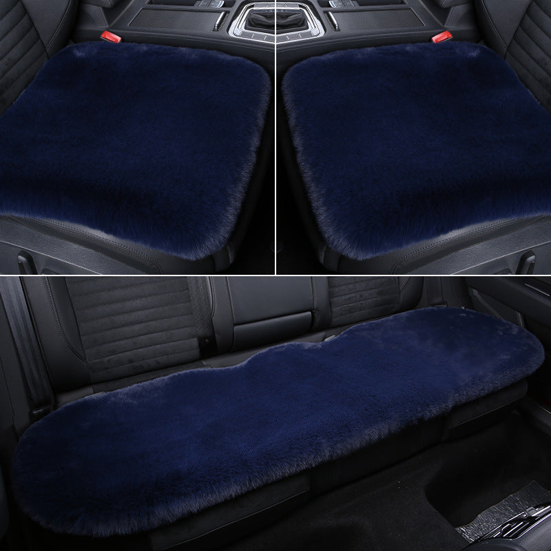 Stornfield 丨 Thickened Winter Short Rabbit Plush Car Seat Cushion without Backrest