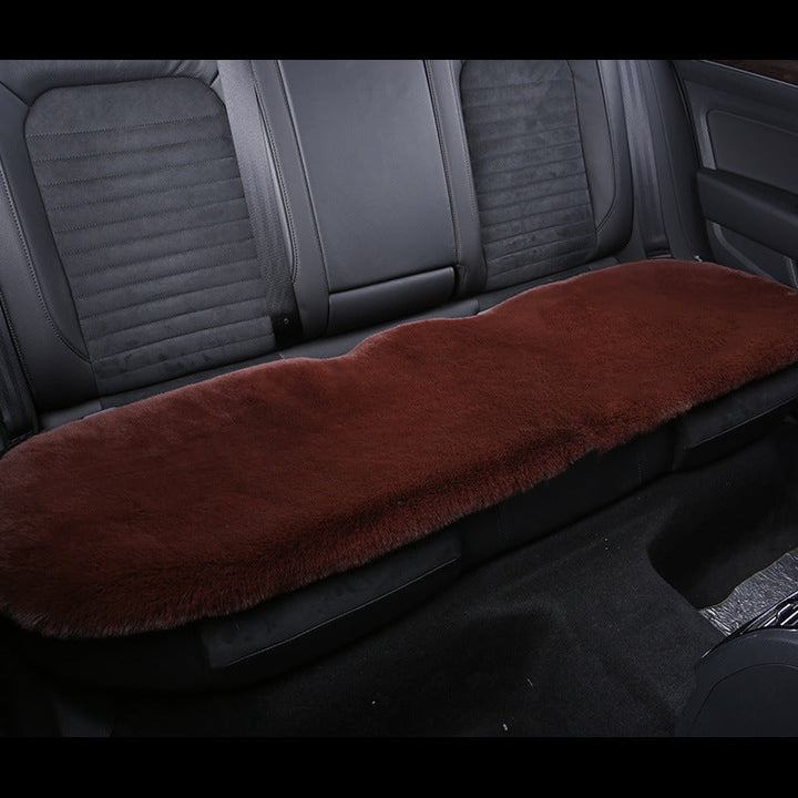 Stornfield 丨 Thickened Winter Short Rabbit Plush Car Seat Cushion without Backrest