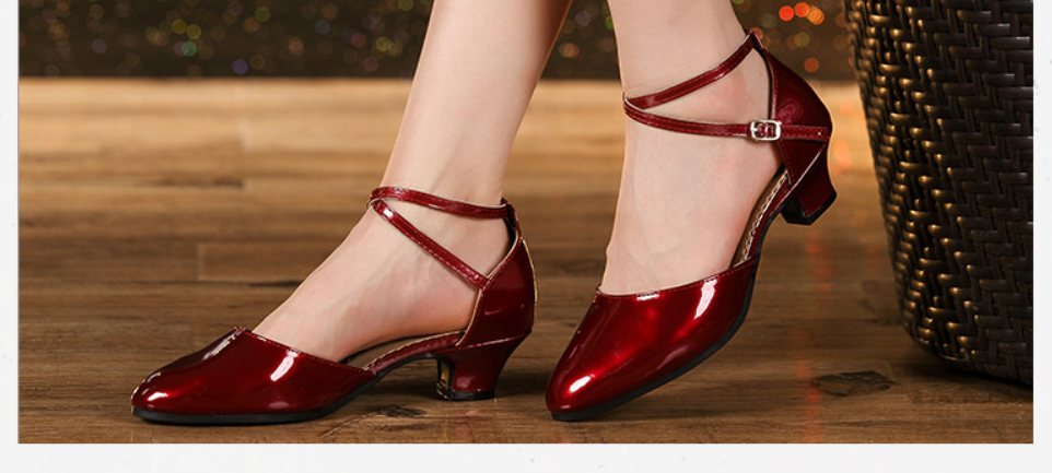 Stornfield | Latin Dance Shoes Soft-Sole 3.5CM Low Heel Practice Footwear