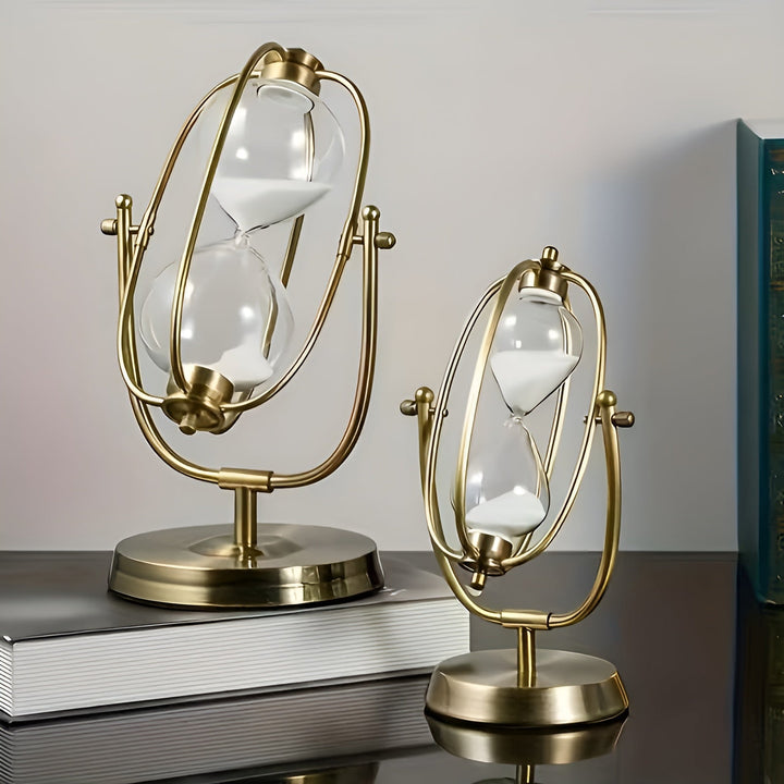 Classic hourglass to turn – Decorative and Relaxing | Stylish taStornfielde decoration with flowing sand | Stornfield