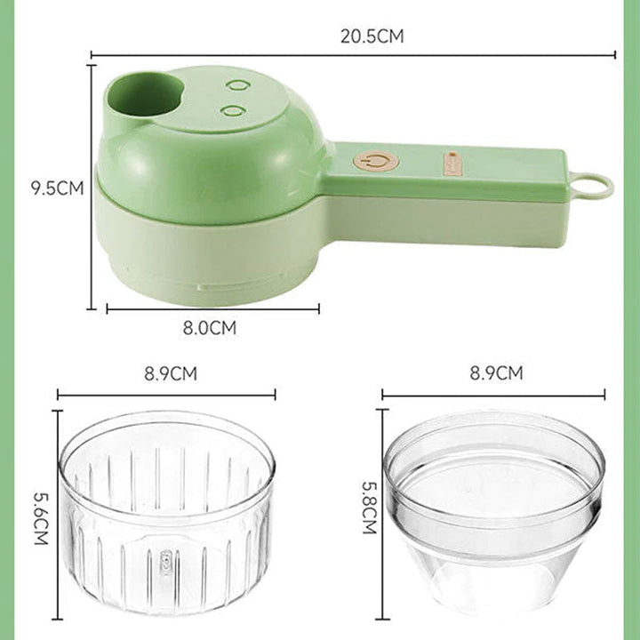 4 In 1 Handheld Electric Vegetable Cutter Set | Stornfield