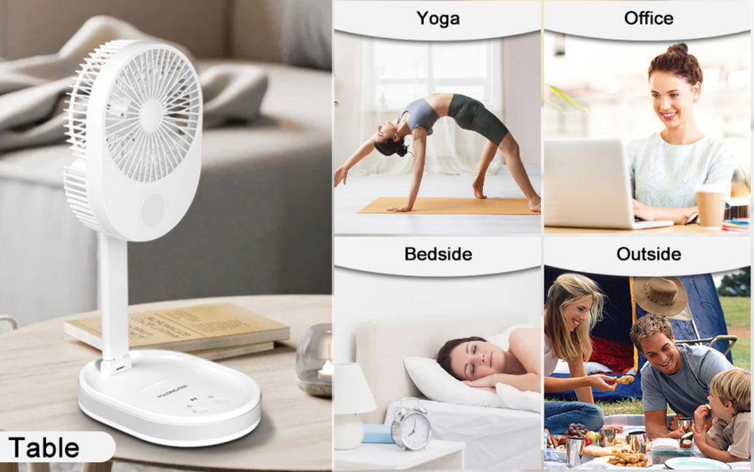 MULTI-FUNCTION FOLDING FAN WITH LIGHT | Stornfield