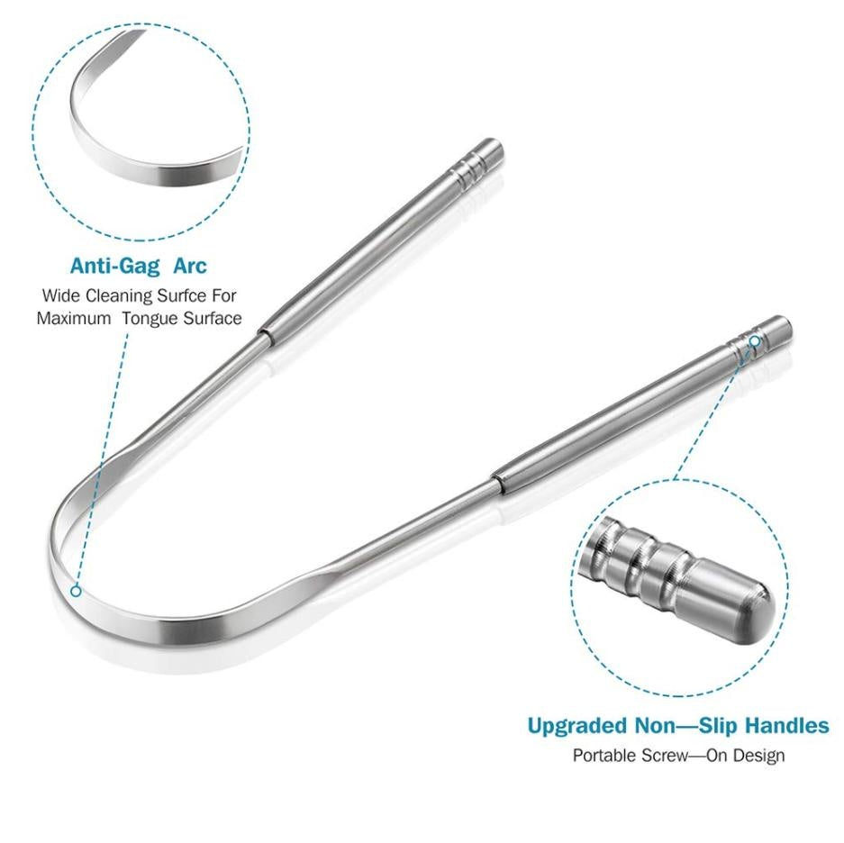3Pcs Stainless Steel Tongue Cleaners | Stornfield