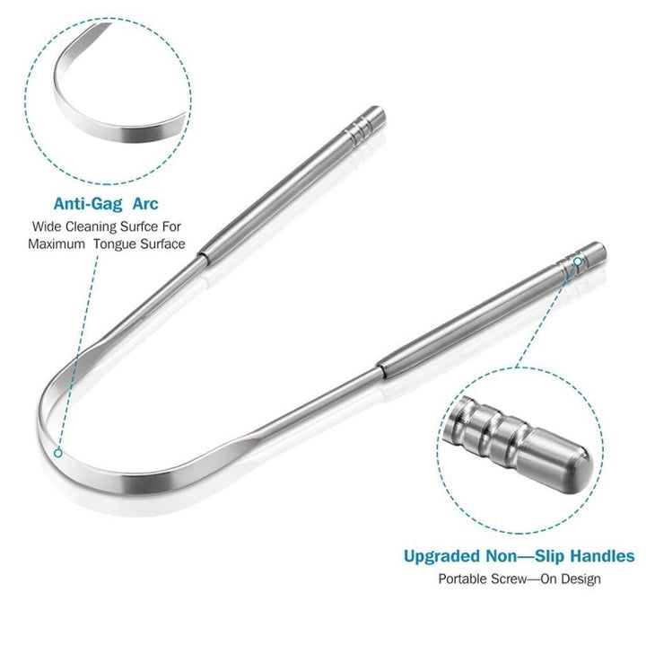 3Pcs Stainless Steel Tongue Cleaners | Stornfield