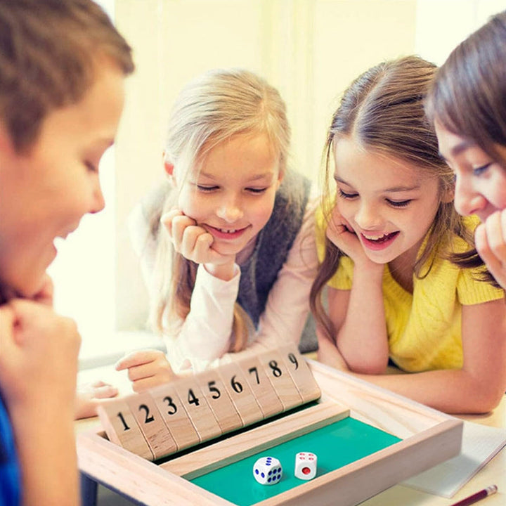 Shut The Box Game - Fun Table Math Game for Adults and Kids | Stornfield