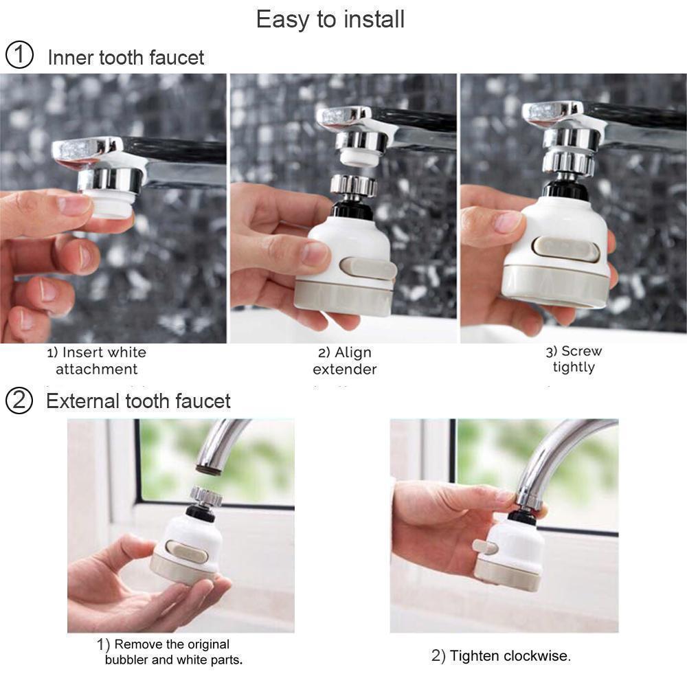 360° Swivel Water Saving Tap | Stornfield
