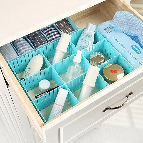 Stornfield 4 Strips Adjustable Drawer Divider Drawer Organizer