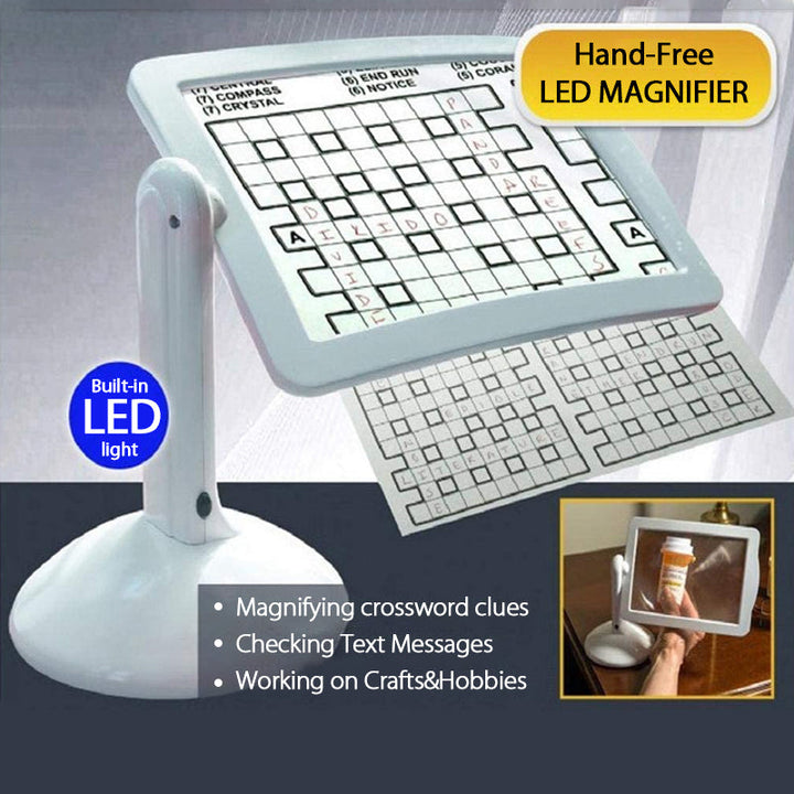 Stornfield | Hands-Free Desktop Magnifier with LED