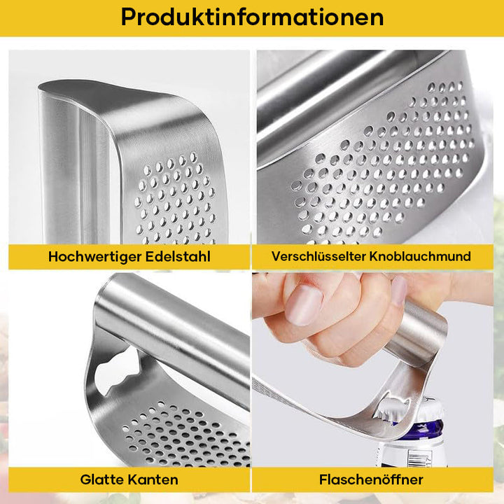 New garlic press made of stainless steel | Stornfield