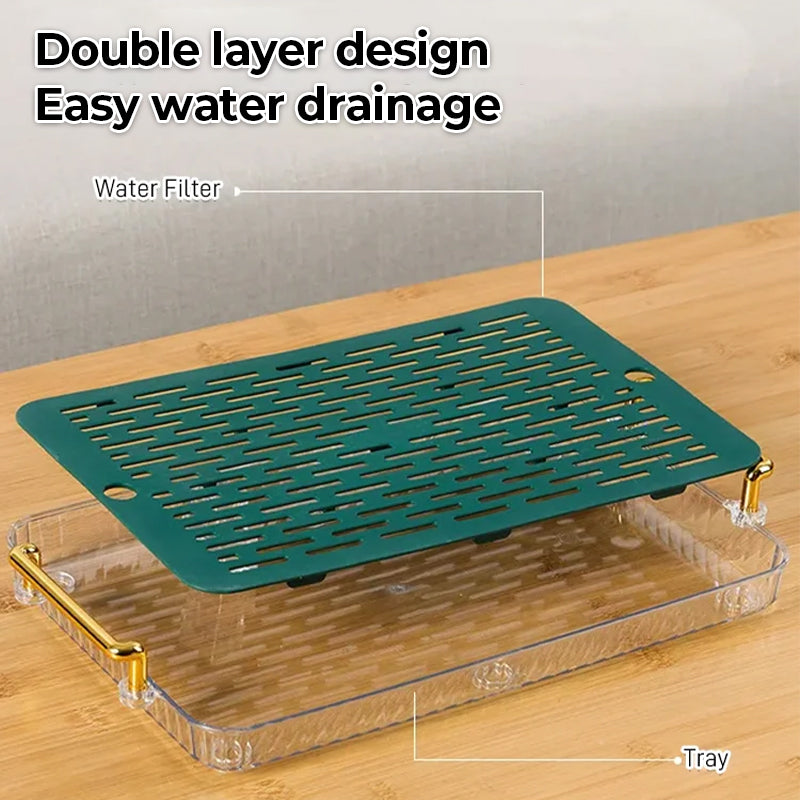 Light Luxury Draining Tea Tray | Stornfield