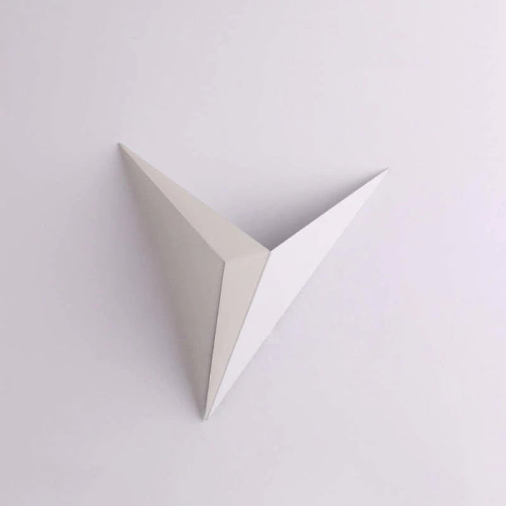 Minimalistic Triangular LED Wall Lamp | Modern Design in Stornfieldack/White | Perfect for Living Room and Bathroom | Stornfield