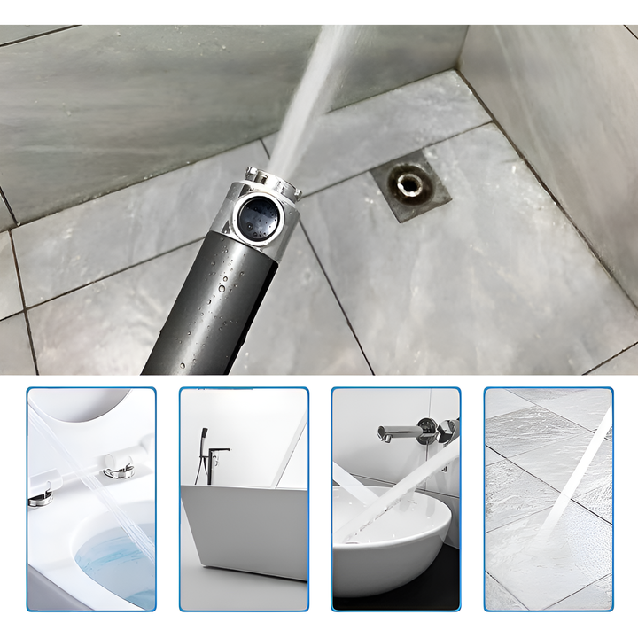 HydroPower Showerhead – High-pressure showerhead with 3 modes and massage brush | Stornfield