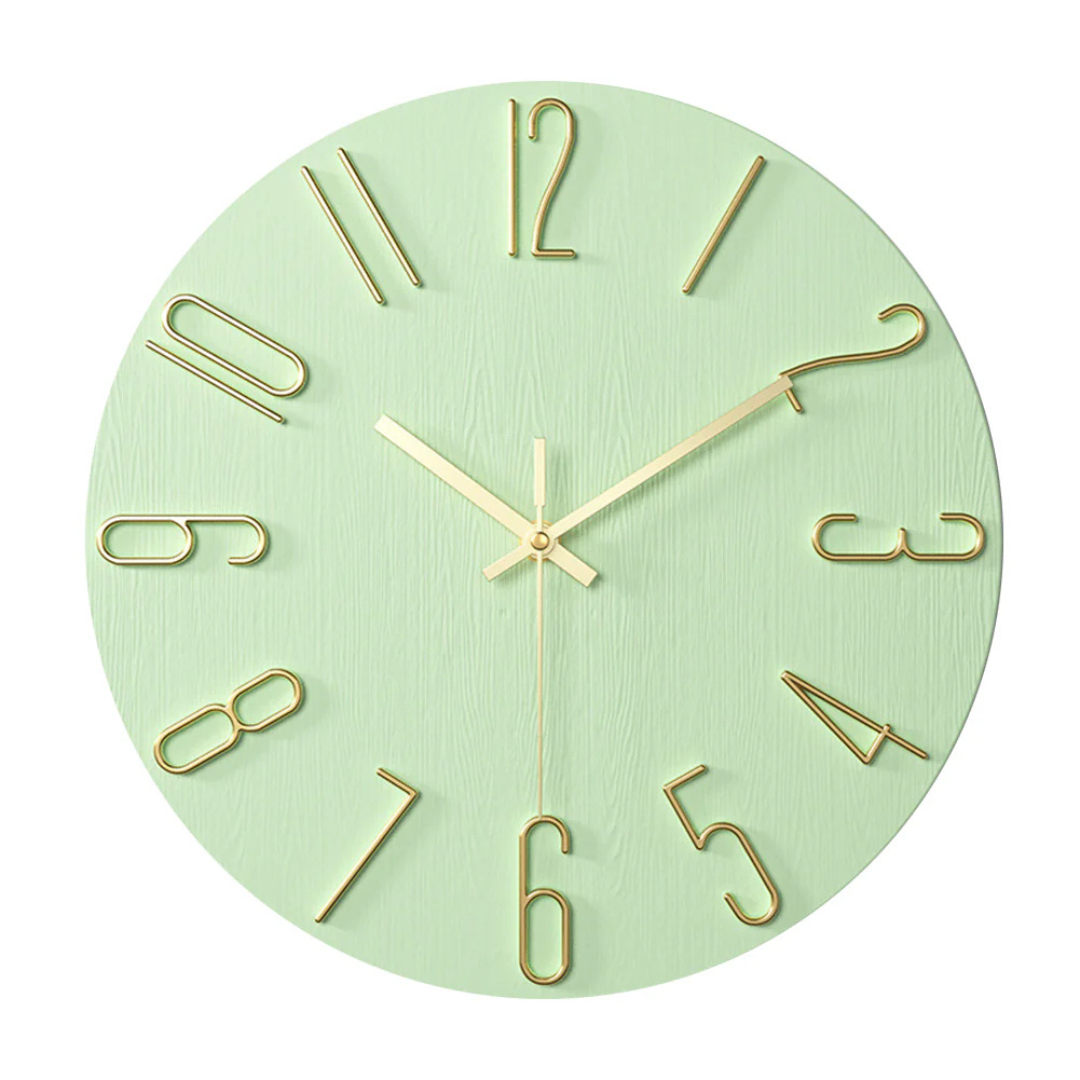 Noble Wall Clock – Modern & Silent Clock for Living Room | Stornfield