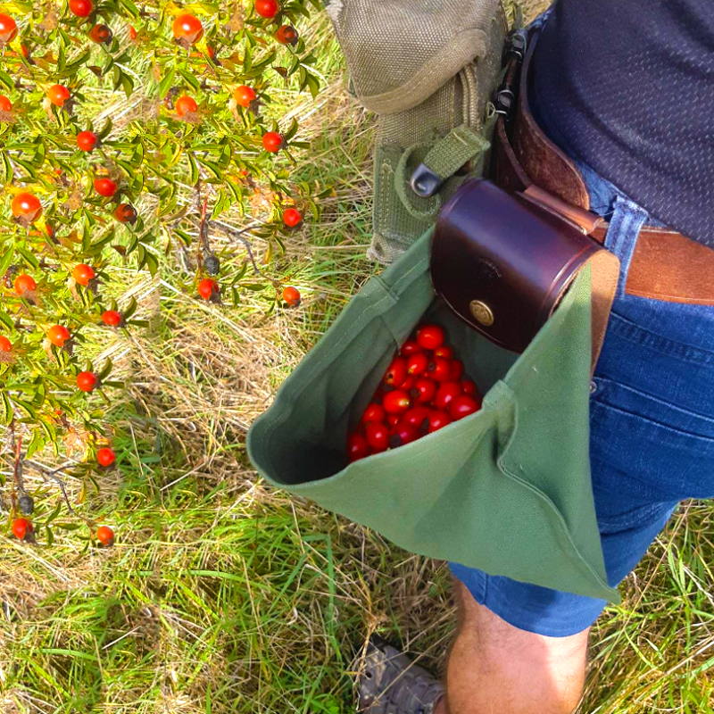 Dimoohome™ Leather and canvas bushcraft bag | Stornfield