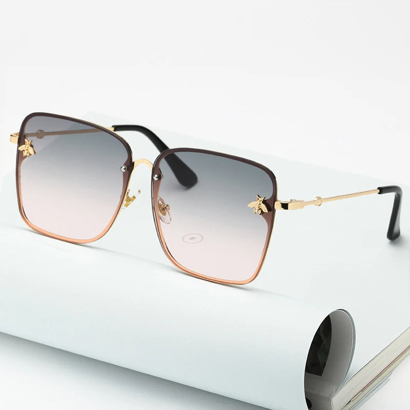 Charlotte Sunglasses | Oversized & Rimless | Stornfield