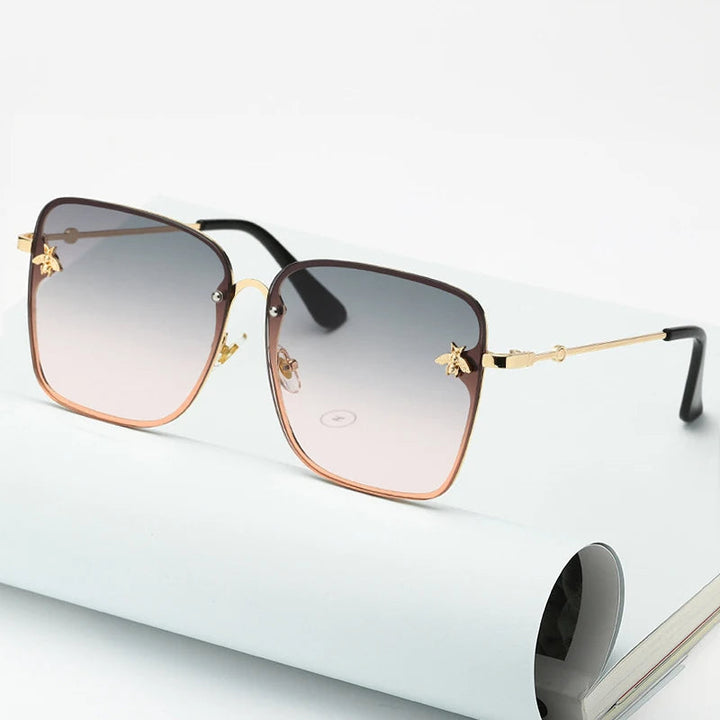 Charlotte Sunglasses | Oversized & Rimless | Stornfield