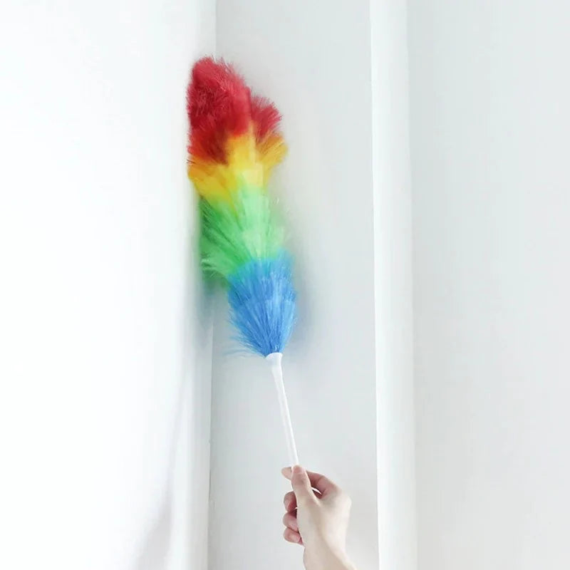 Soft Cleaning Duster With Plastic Handle Stornfield