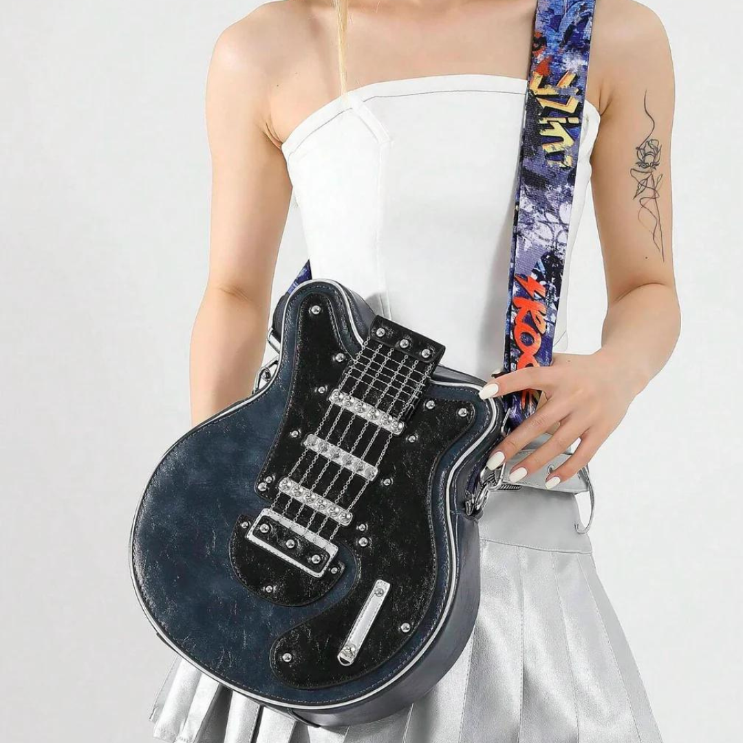 Stornfield | Elevate your style with the chic Rockstar guitar backpack
