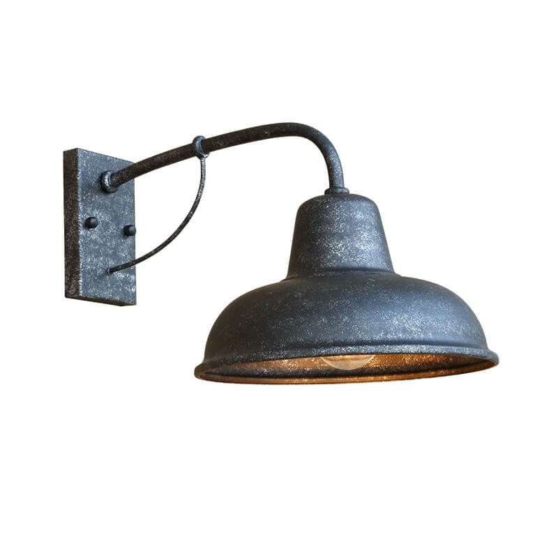 Vintage Iron Barn Waterproof Outdoor 1-Light Wall Sconce Lamp | Stornfield