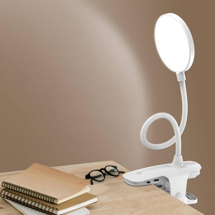 Stornfield | Simple Clip-On Rechargeable LED Desk Lamp Eye Protection Night Light